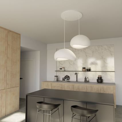 Brilagi - Κρεμαστό φωτιστικό με καλώδιο WABI SABI 2xE27/40W/230V λευκό