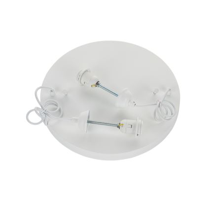 Brilagi - Κρεμαστό φωτιστικό με καλώδιο WABI SABI 2xE27/40W/230V Ø 45 cm λευκό