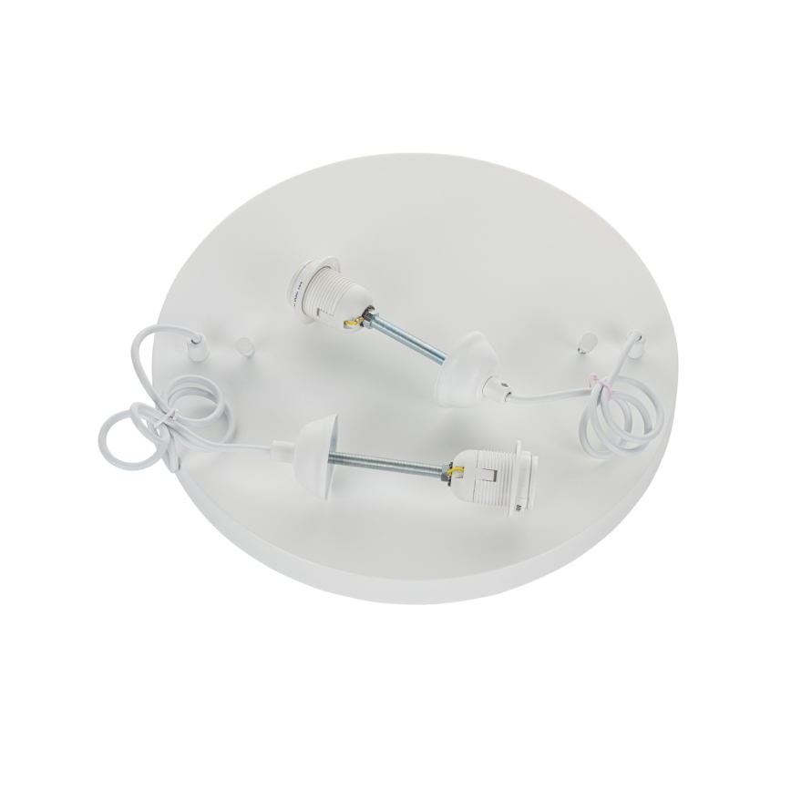 Brilagi - Κρεμαστό φωτιστικό με καλώδιο WABI SABI 2xE27/40W/230V Ø 45 cm λευκό