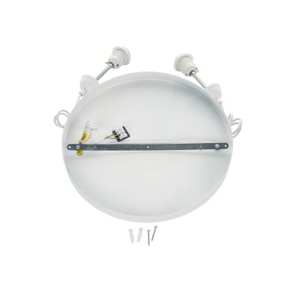 Brilagi - Κρεμαστό φωτιστικό με καλώδιο WABI SABI 2xE27/40W/230V Ø 45 cm λευκό