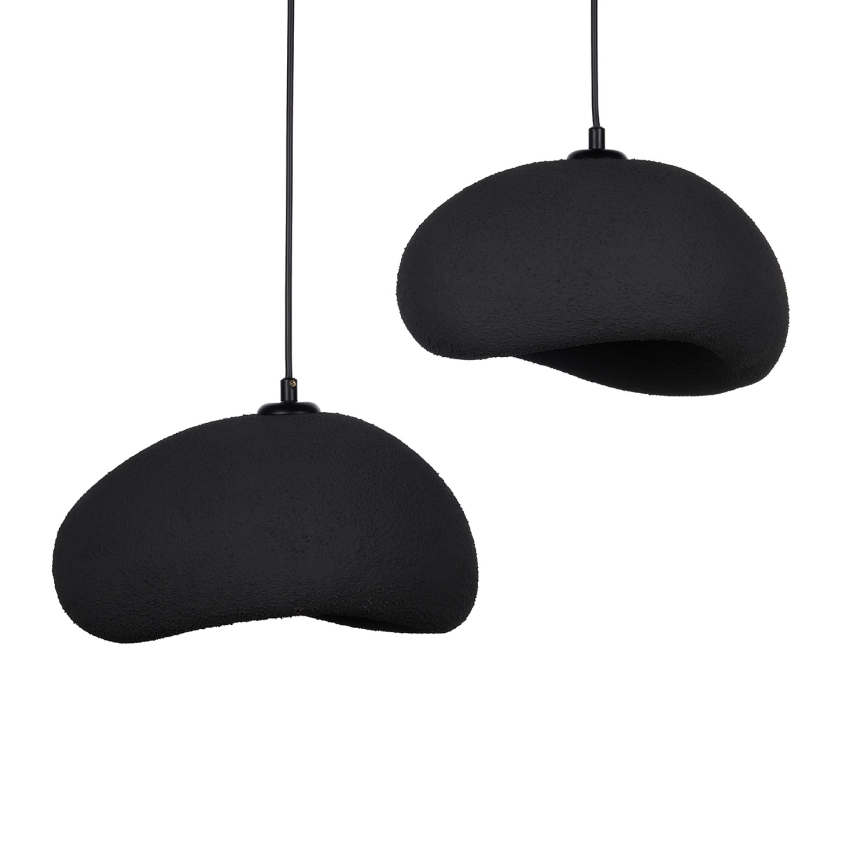 Brilagi - Κρεμαστό φωτιστικό με καλώδιο WABI SABI 2xE27/40W/230V Ø 60 cm μαύρο
