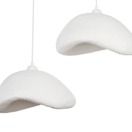 Brilagi - Κρεμαστό φωτιστικό με καλώδιο WABI SABI 2xE27/40W/230V, διάμετρος 74 cm, λευκό