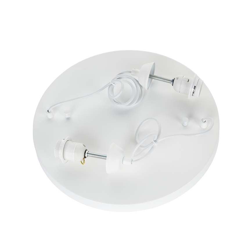 Brilagi - Κρεμαστό φωτιστικό με καλώδιο WABI SABI 2xE27/40W/230V, διάμετρος 74 cm, λευκό