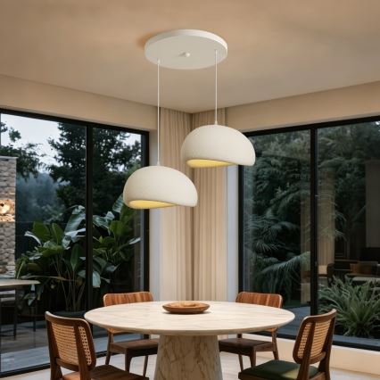 BRILAGI - Κρεμαστό φωτιστικό με καλώδιο WABI SABI 2xE27/60W/230V λευκό