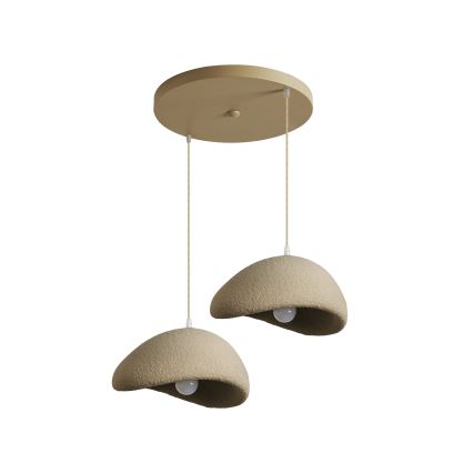 BRILAGI - Κρεμαστό φωτιστικό με καλώδιο WABI SABI 2xE27/60W/230V μπεζ