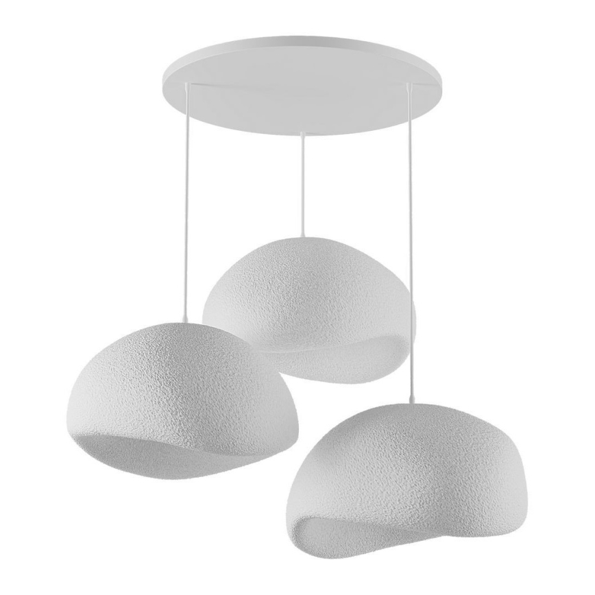 Brilagi - Κρεμαστό φωτιστικό με καλώδιο WABI SABI 3xE27/40W/230V λευκό