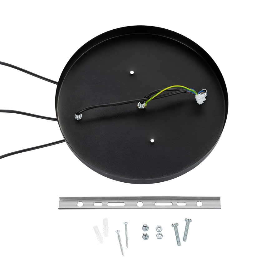Brilagi - Κρεμαστό φωτιστικό με καλώδιο WABI SABI 3xE27/40W/230V Ø 60 cm μαύρο