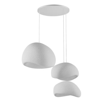 Brilagi - Κρεμαστό φωτιστικό με καλώδιο WABI SABI 3xE27/40W/230V Ø 76 εκ. λευκό