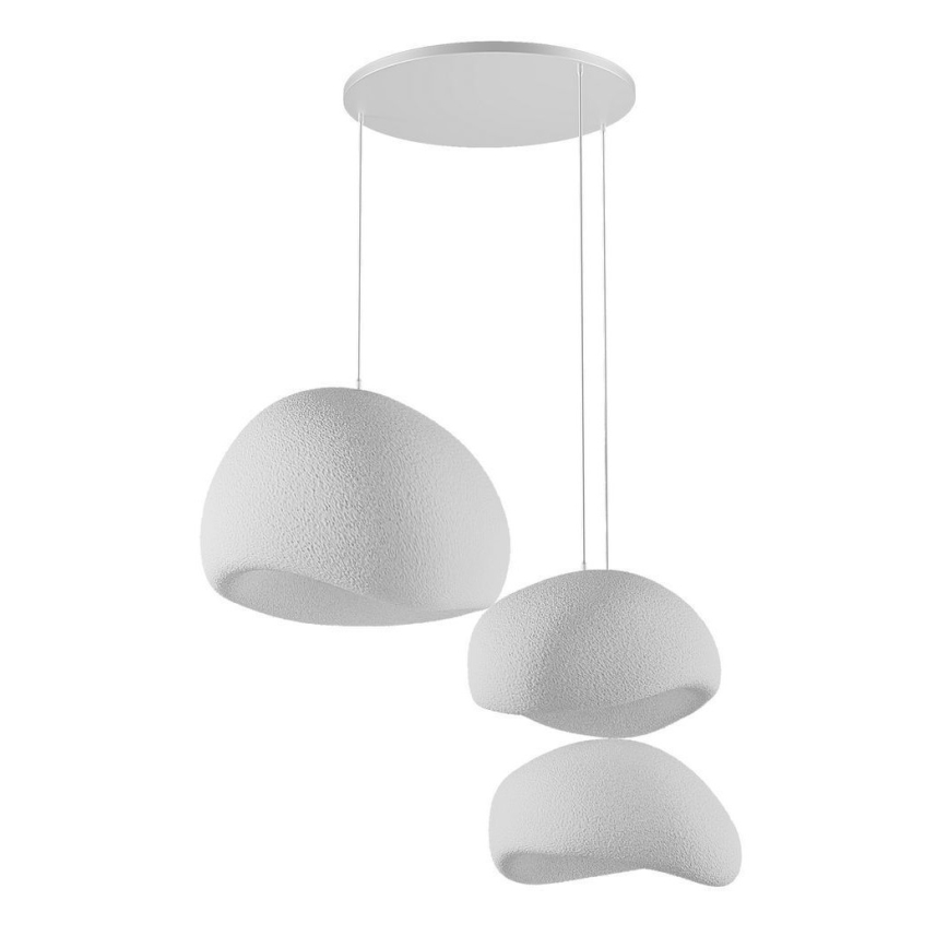 Brilagi - Κρεμαστό φωτιστικό με καλώδιο WABI SABI 3xE27/40W/230V Ø 76 εκ. λευκό
