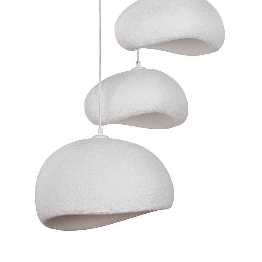 Brilagi - Κρεμαστό φωτιστικό με καλώδιο WABI SABI 3xE27/40W/230V Ø 76 εκ. λευκό