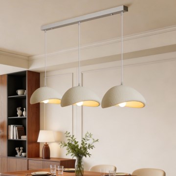 BRILAGI - Κρεμαστό φωτιστικό με καλώδιο WABI SABI 3xE27/60W/230V λευκό