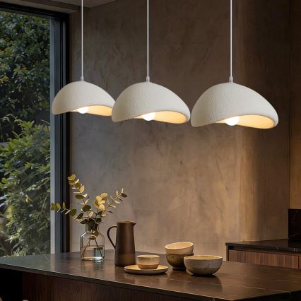BRILAGI - Κρεμαστό φωτιστικό με καλώδιο WABI SABI 3xE27/60W/230V λευκό