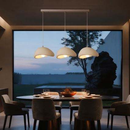 BRILAGI - Κρεμαστό φωτιστικό με καλώδιο WABI SABI 3xE27/60W/230V λευκό