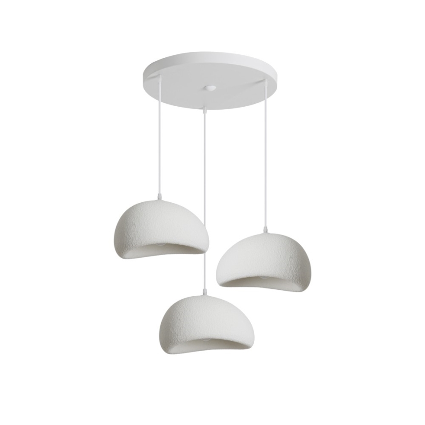 BRILAGI - Κρεμαστό φωτιστικό με καλώδιο WABI SABI 3xE27/60W/230V λευκό