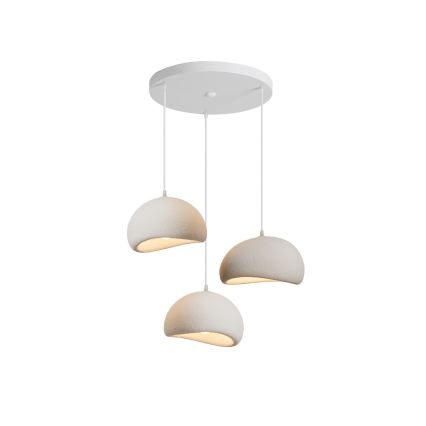 BRILAGI - Κρεμαστό φωτιστικό με καλώδιο WABI SABI 3xE27/60W/230V λευκό