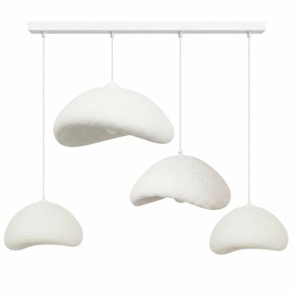 Brilagi - Κρεμαστό φωτιστικό με καλώδιο WABI SABI, 4xE27/40W/230V, λευκό
