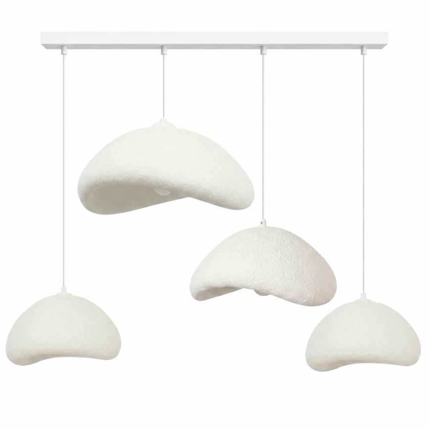 Brilagi - Κρεμαστό φωτιστικό με καλώδιο WABI SABI, 4xE27/40W/230V, λευκό