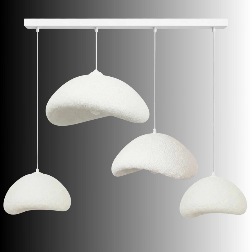 Brilagi - Κρεμαστό φωτιστικό με καλώδιο WABI SABI, 4xE27/40W/230V, λευκό