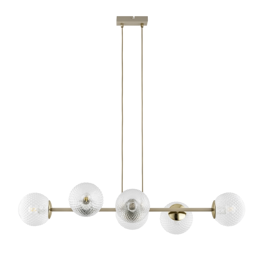 Brilagi - Κρεμαστό φωτιστικό με σύρμα STELLA 6xE27/60W/230V μπεζ/χρυσό