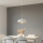 Brilagi - Κρεμαστό φωτιστικό οροφής ABRAHAM 1xE27/60W/230V διάμετρος 35 cm λευκό