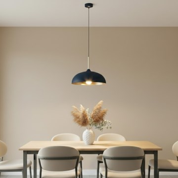 Brilagi - Κρεμαστό φωτιστικό οροφής ABRAHAM 1xE27/60W/230V διάμετρος 35 cm μπλε