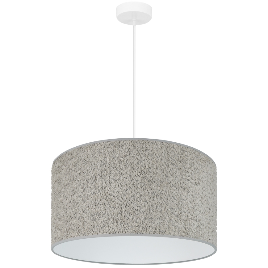 Brilagi - Κρεμαστό φωτιστικό οροφής BOUCLE ROLLER 1xE27/15W/230V διάμετρος 45 cm γκρι