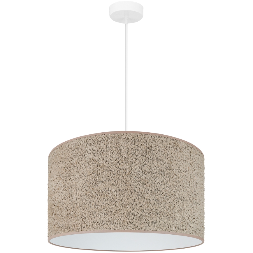 Brilagi - Κρεμαστό φωτιστικό οροφής BOUCLE ROLLER 1xE27/15W/230V διάμετρος 50 cm καφέ