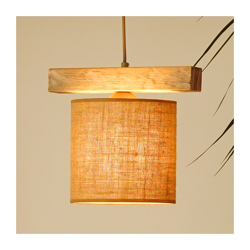 Brilagi - Κρεμαστό φωτιστικό οροφής FOREST 1xE27/15W/230V πεύκο/καφέ