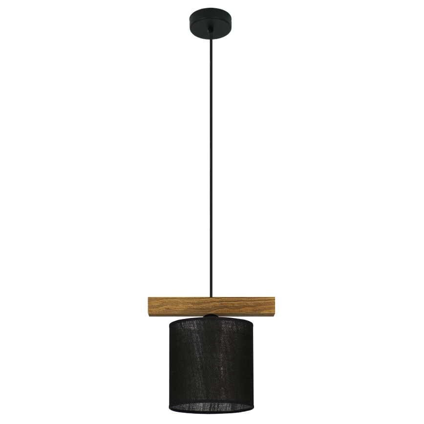 Brilagi - Κρεμαστό φωτιστικό οροφής FOREST 1xE27/15W/230V πεύκο/μαύρο