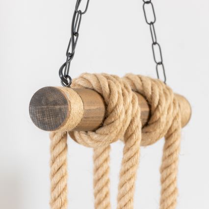 Brilagi - Κρεμαστό φωτιστικό οροφής KOS 4xE27/60W/230V οξιά