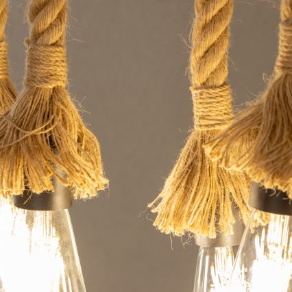 Brilagi - Κρεμαστό φωτιστικό οροφής KOS 6xE27/60W/230V οξιά