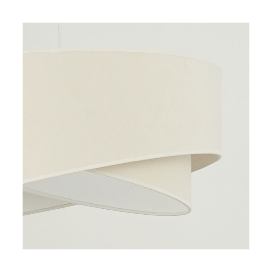 Brilagi -  Κρεμαστό φωτιστικό οροφής LED LYRA 1xE27/15W/230V κρεμ/λευκό