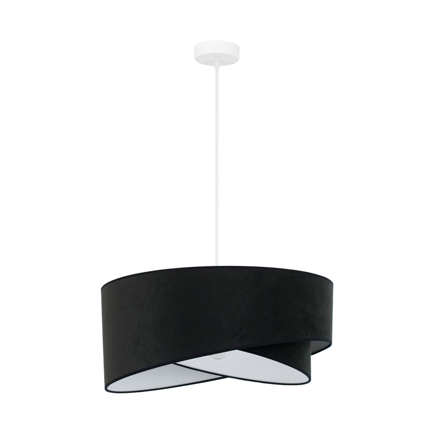 Brilagi -  Κρεμαστό φωτιστικό οροφής LED LYRA 1xE27/15W/230V μαύρο/λευκό