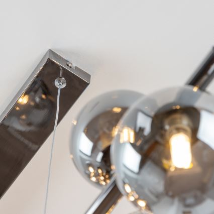 Brilagi -  Κρεμαστό φωτιστικό οροφής LED MILLA 10xG9/3W/230V γυαλιστερό χρώμιο/φιμέ