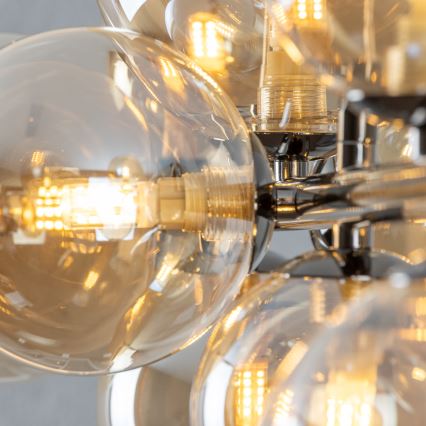 Brilagi -  Κρεμαστό φωτιστικό οροφής LED MILLA 10xG9/3W/230V γυαλιστερό χρώμιο/χρυσό