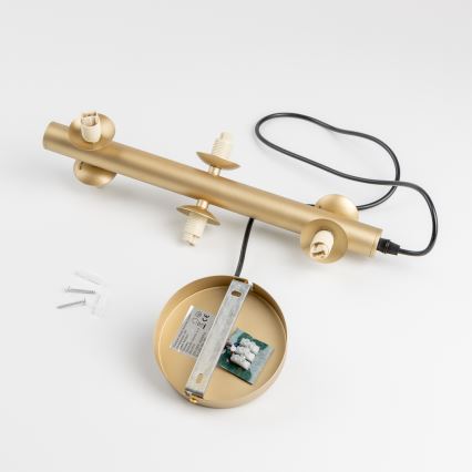 Brilagi -  Κρεμαστό φωτιστικό οροφής LED MILLA 6xG9/3W/230V χρυσό/λευκό