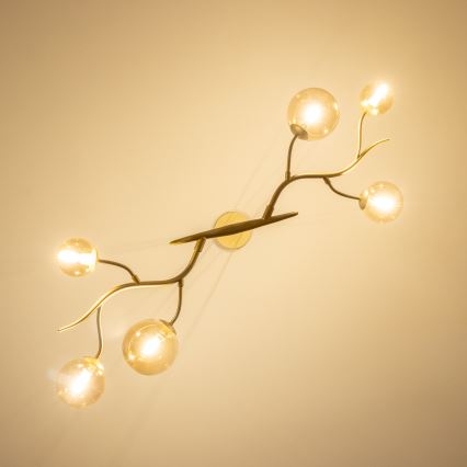 Brilagi -  Κρεμαστό φωτιστικό οροφής LED MISTEL 6xG9/3W/230V χρυσό