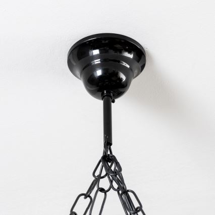 Brilagi - Κρεμαστό φωτιστικό οροφής QUEEN 4xE14/40W/230V οξιά/καρυδιά