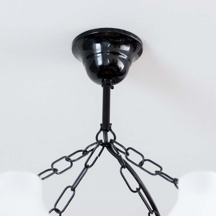 Brilagi - Κρεμαστό φωτιστικό οροφής QUEEN 8xE14/40W/230V οξιά/καρυδιά