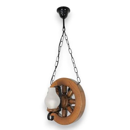 Brilagi - Κρεμαστό φωτιστικό οροφής ROATA 2xE14/40W/230V οξιά/καρυδιά