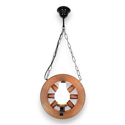 Brilagi - Κρεμαστό φωτιστικό οροφής ROATA 2xE14/40W/230V οξιά/καρυδιά