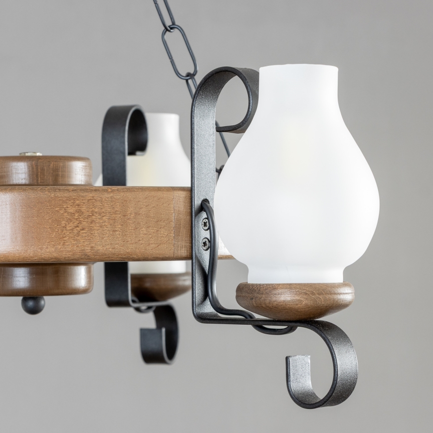 Brilagi - Κρεμαστό φωτιστικό οροφής ROATA 3xE14/40W/230V οξιά/καρυδιά