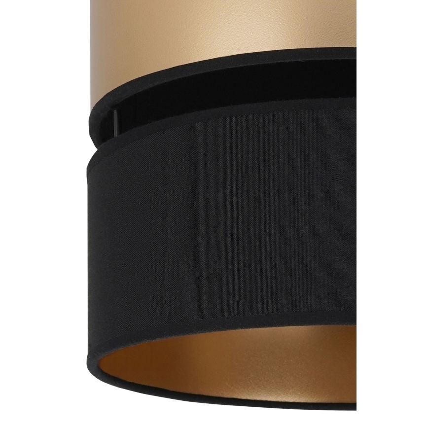 Brilagi - Κρεμαστό φωτιστικό οροφής ROYAL 1xE27/15W/230V διάμετρος 25 cm μαύρο/χρυσό