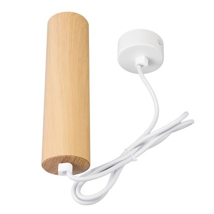 Brilagi - Κρεμαστό φωτιστικό οροφής SELE 1xGU10/30W/230V λευκό/δρύινο ντεκόρ