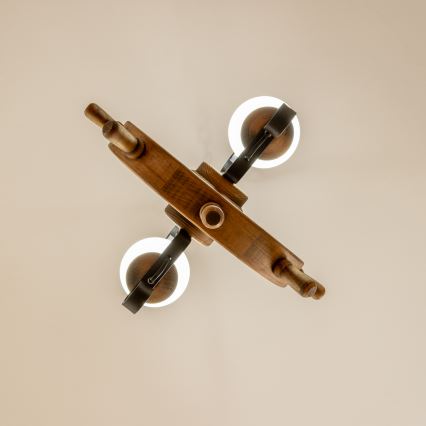 Brilagi - Κρεμαστό φωτιστικό οροφής TIMONA 2xE14/40W/230V οξιά