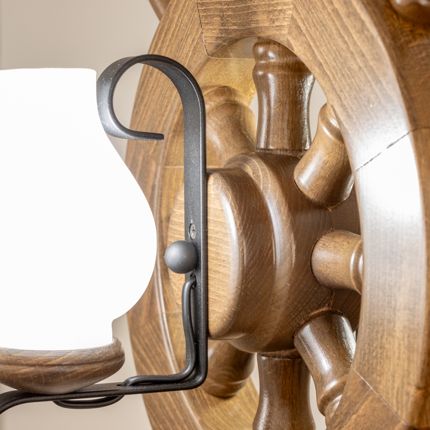 Brilagi - Κρεμαστό φωτιστικό οροφής TIMONA 2xE14/40W/230V οξιά/καρυδιά