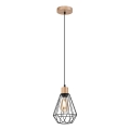 BRILAGI - Κρεμαστό φωτιστικό οροφής WOODY BASKET 1xE27/60W/230V δρυς