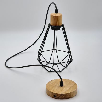 Brilagi - Κρεμαστό φωτιστικό οροφής WOODY BASKET 1xE27/60W/230V δρυς