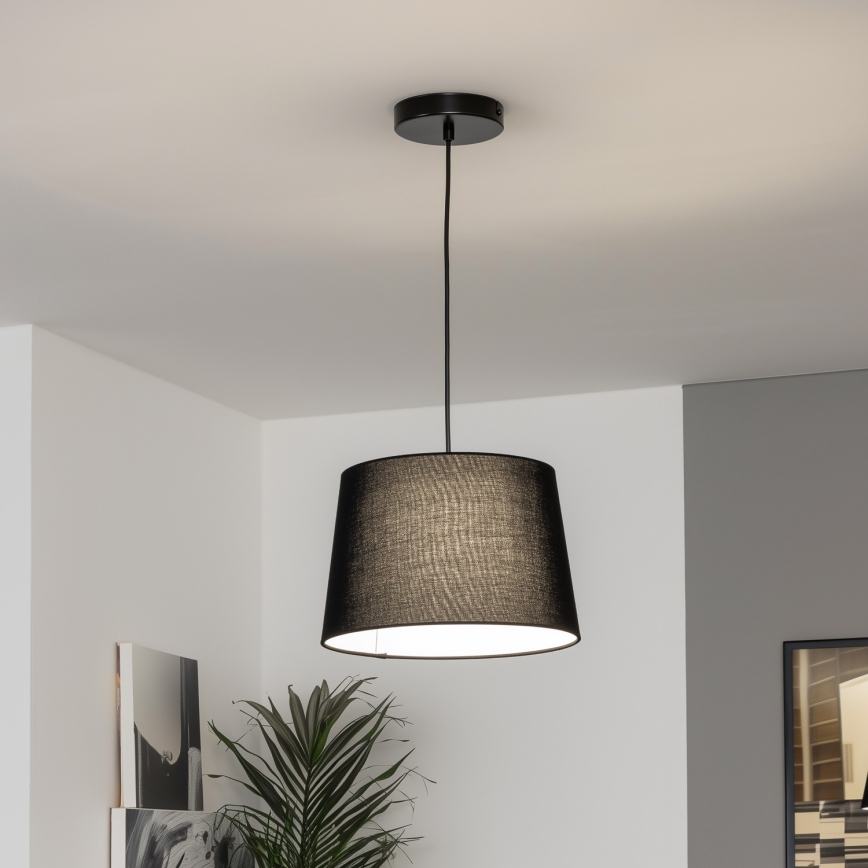 Brilagi - Κρεμαστό LED φωτιστικό με καλώδιο CERIA 1xE27/40W/230V διάμ. 30 εκ. μαύρο