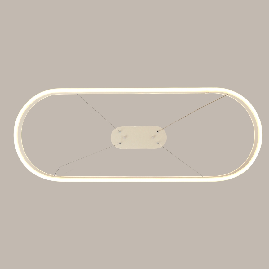 Brilagi - Κρεμαστό LED φωτιστικό με καλώδιο PONDIE LED/45W/230V 80x30 cm λευκό